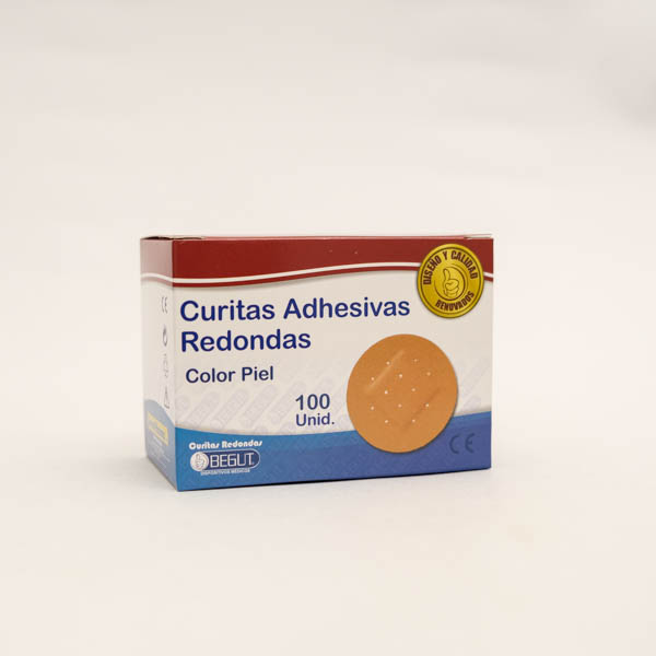 CURAS REDONDAS COLOR PIEL X 100 SEVENPHARMA