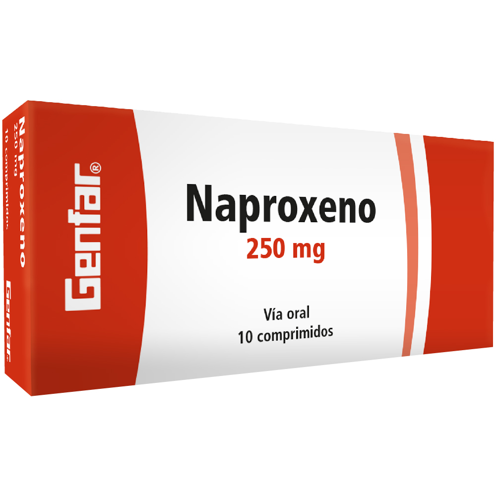 NAPROXENO TAB 250MG X 10  GF
