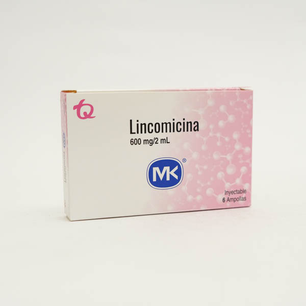 LINCOMICINA AMP 600MG X 6 MK