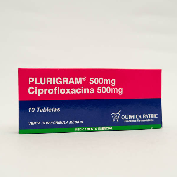 PLURIGRAM TAB 500MG X 10 CIPROFLOXACINO  QP