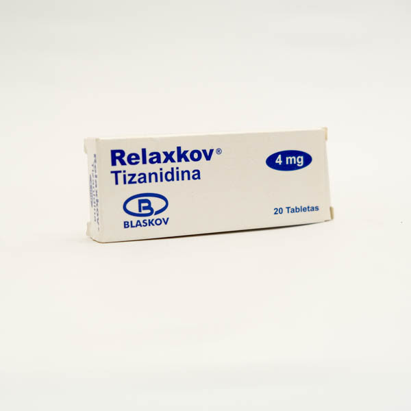 TIZANIDINA TAB 4MG X 20 RELAXKOV  BLASKOV