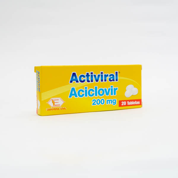 ACTIVIRAL TAB 200MG X 20  LABQUIFAR