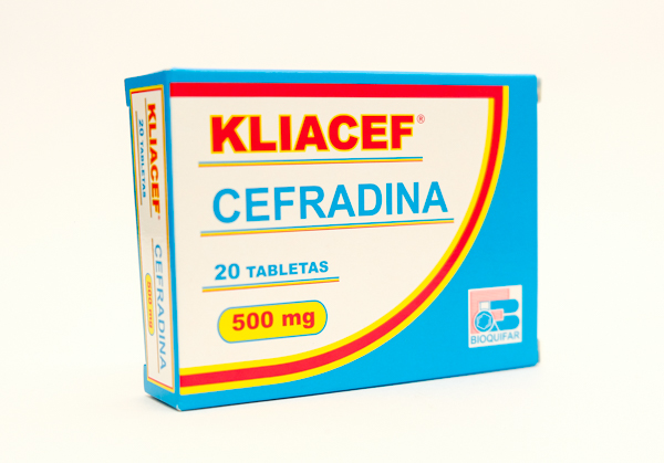 KLIACEF CAP 500MG X 20 CEFRADINA BIOQUIFAR