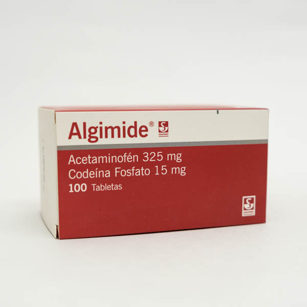 ALGIMIDE TAB 325MG 15MG X 100 ACETA FOSFA SIEGFRIED