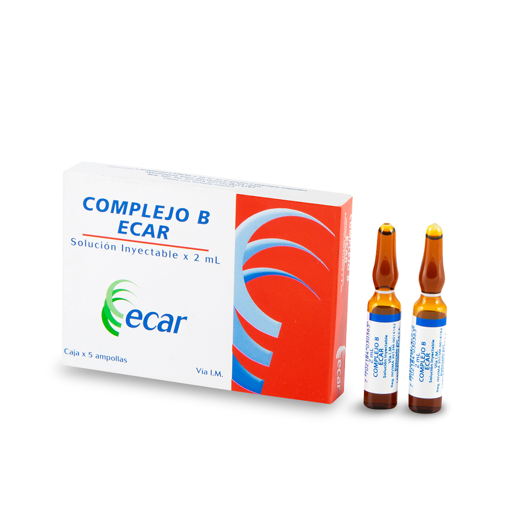 COMPLEJO B AMP 2ML X 5  ECAR