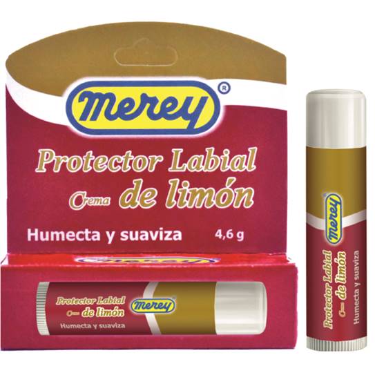 PROTECTOR LABIAL STICK LIMON X4 6G  MEREY
