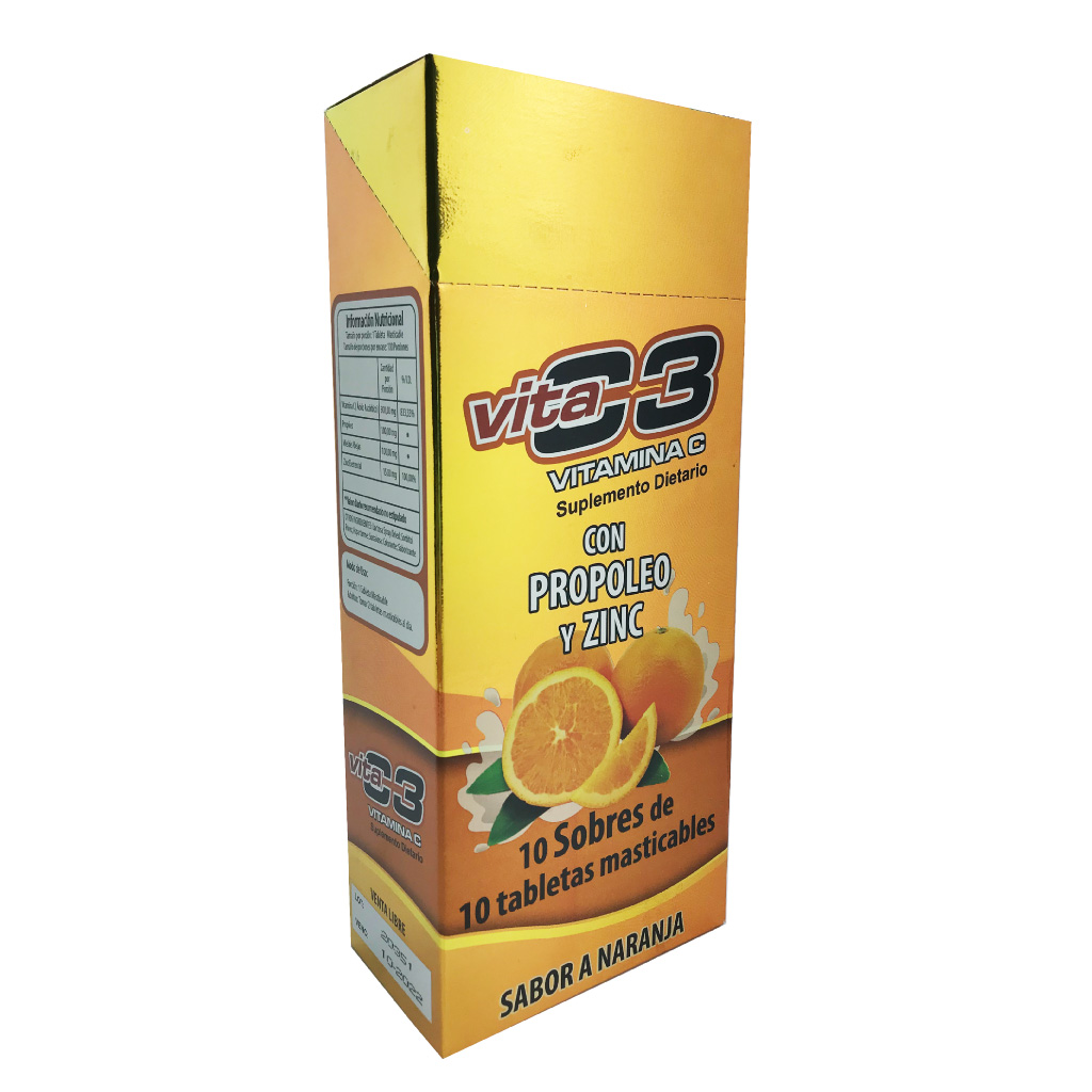 VITAMINA C TAB 500MG X 100 NARAN VITAC3 KEVIP