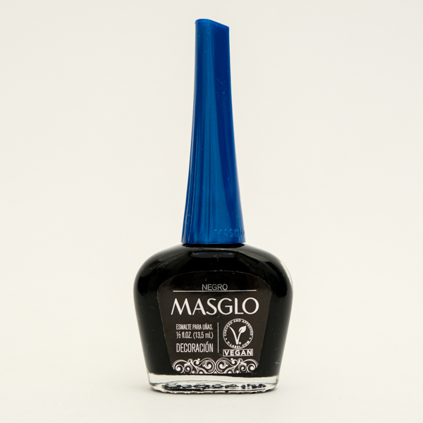 ESMALTE  DECORACION NEGRO 13 5ML MASGLO