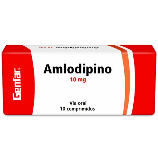 [000137] AMLODIPINO TAB 10MG X 10  GF