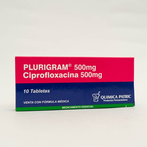 [001688] PLURIGRAM TAB 500MG X 10 CIPROFLOXACINO  QP