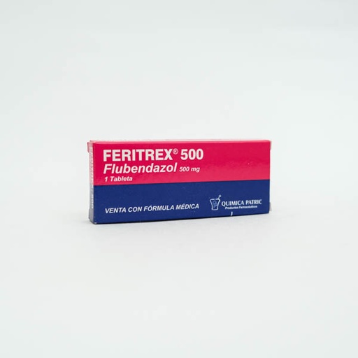 [002370] FERITREX TAB 500 X 1 FLUBENDAZOL  QP