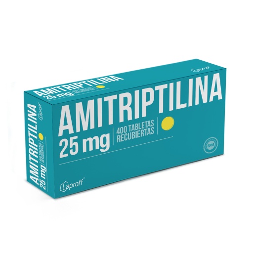 [002734] AMITRIPTILINA TAB 25MG X 400  LAPROFF