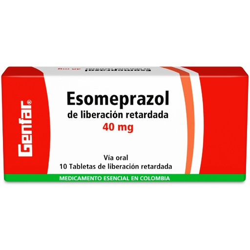 [003461] ESOMEPRAZOL TAB 40MG X 10  GF