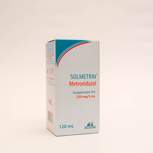 [004374] METRONIDAZOL SUS 5  X 120 SOLMETRIN ANGLO