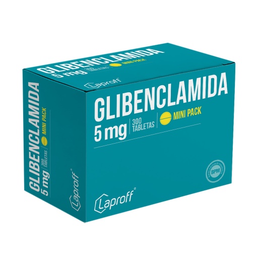 [005573] GLIBENCLAMIDA TAB 5MG X 300  LAPROFF