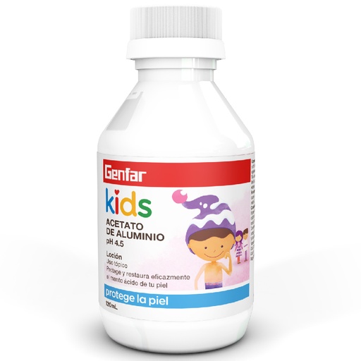 ACETATO ALUMINIO LOCION X 120 KIDS GF