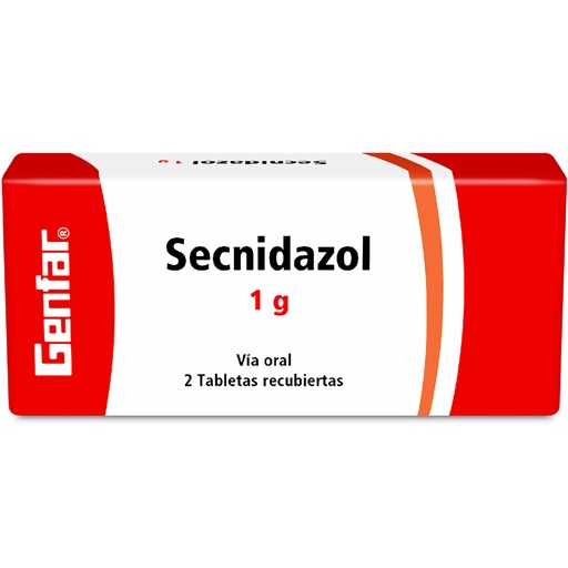 [000546] SECNIDAZOL TAB 1GR X 2  GF