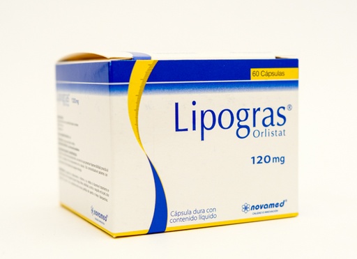 [008070] LIPOGRAS CAP 120MG X 60 NOVAMED