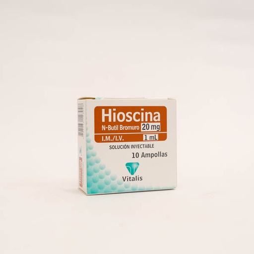 [008230] HIOSCINA BUTIL BROM AMP X 10 VITALIS