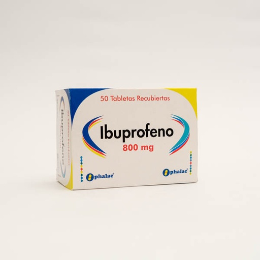 [008450] IBUPROFENO TAB 800MG X 50 OPHALAC