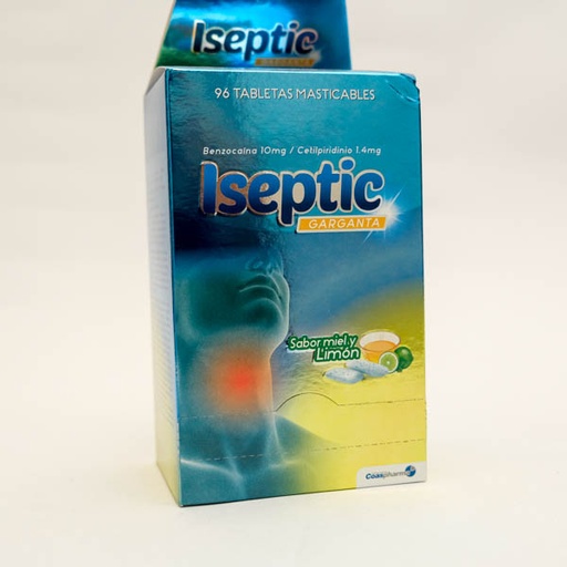 [9053] ISEPTIC MIEL LIMON TAB X 96 PC