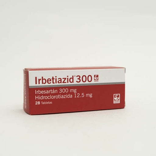 [9309] IRBESARTAN HIDRO TAB 300MG 12.5MG X 28 IRBETIAZID HUMANCARE