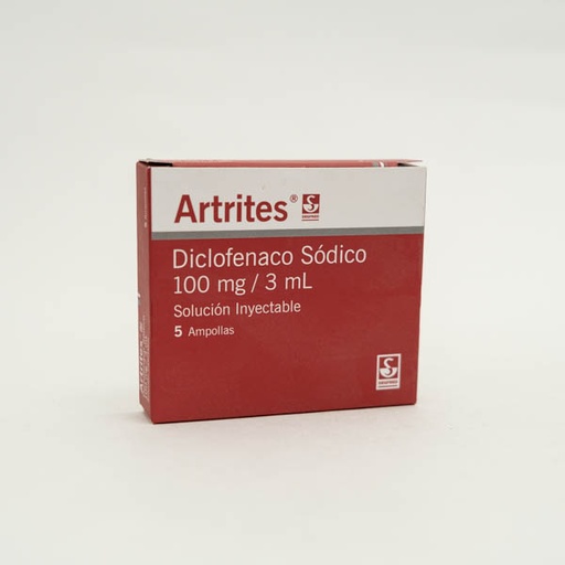 [9402] ARTRITES AMP 100MG X5 DICLOFENACO SIEGFRIED