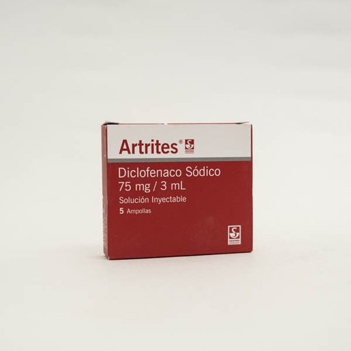 [9405] ARTRITES AMP 75MG X5 DICLOFENACO SIEGFRIED