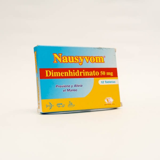 [000134] NAUSYVOM TAB 50MG X 12 DIMENHIDRINATO LABQUIFAR