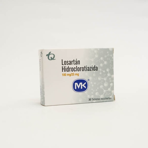 [9532] LOSARTAN 100 HIDROCLO 25M X 30  MK