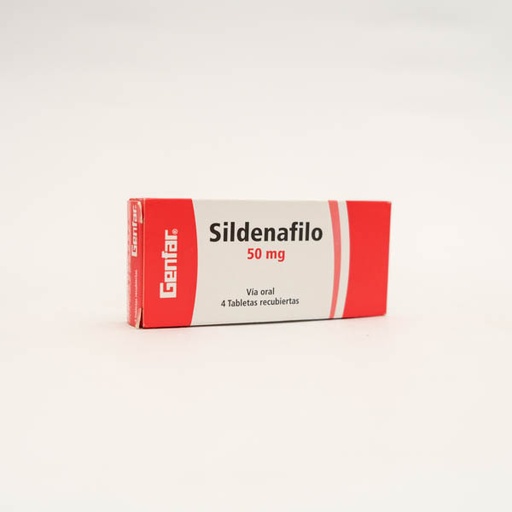 [001234] SILDENAFIL 50MG X 4 GF