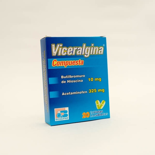 [001259] VICERALGINA TAB X 20 BIOQUIFAR